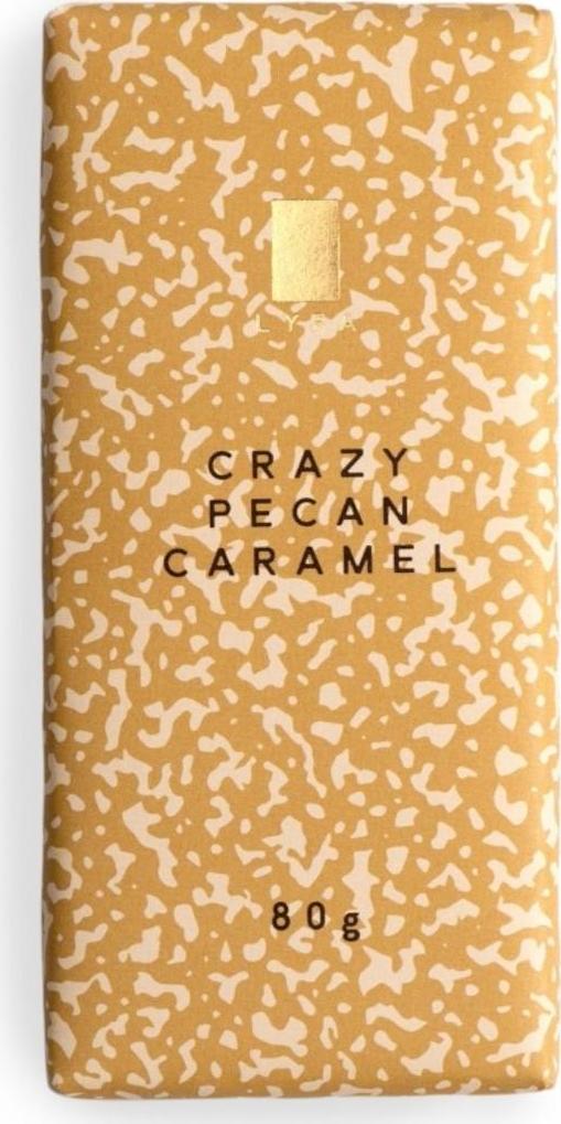 LYRA Mléčná čokoláda CRAZY PECAN CARAMEL 80 g