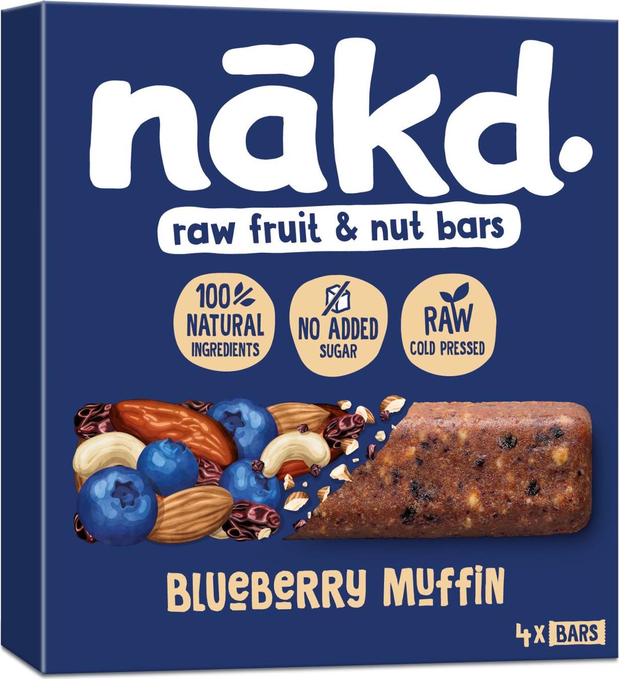 NAKD Blueberry Muffin 4*35 g