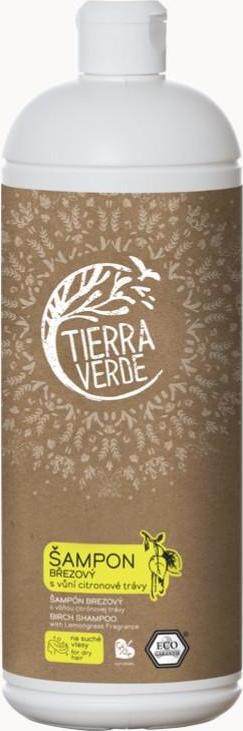 Tierra Verde Šampon březový s vůní citronové trávy 1 l