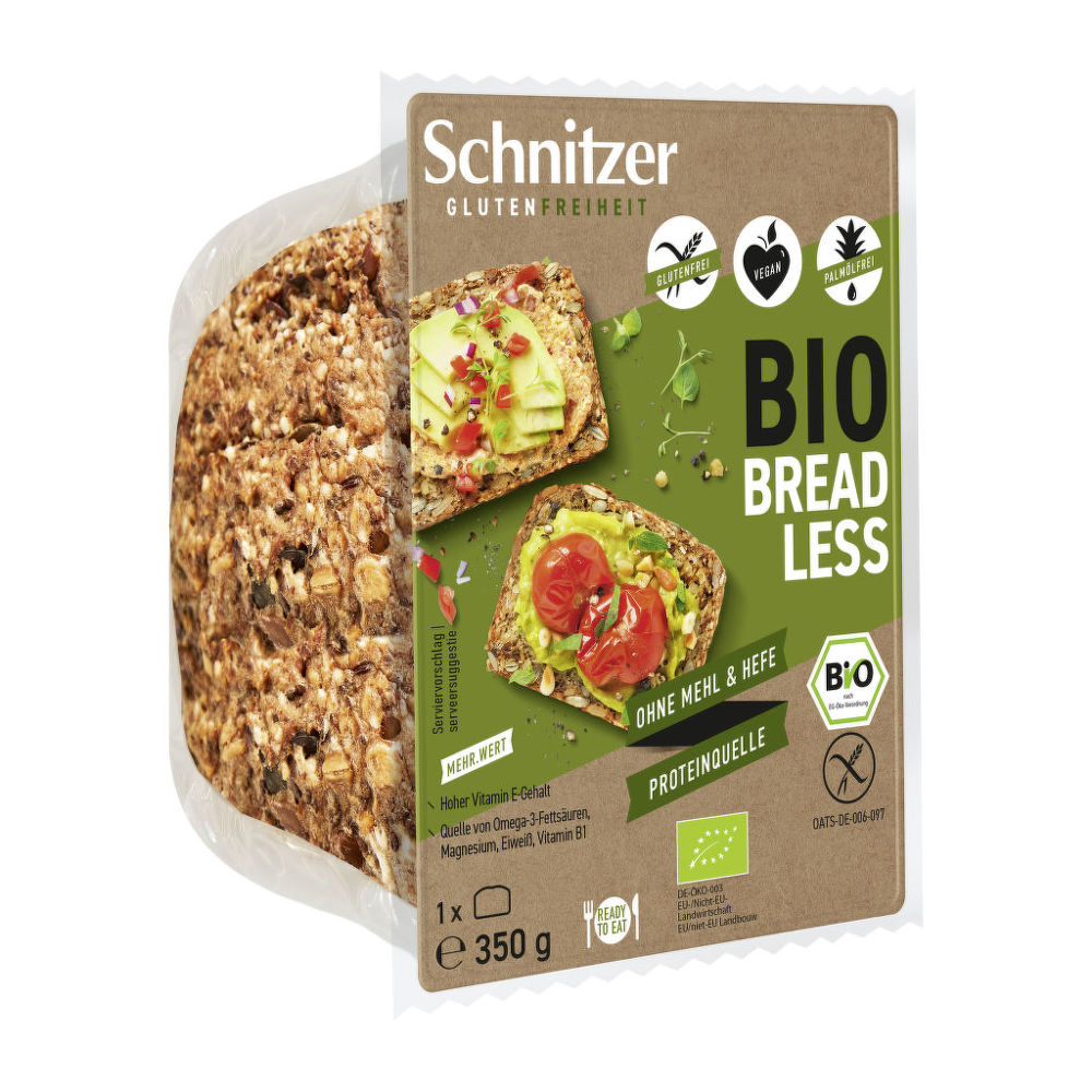 Chléb semínkový bezlepkový 350 g BIO   SCHNITZER Schnitzer