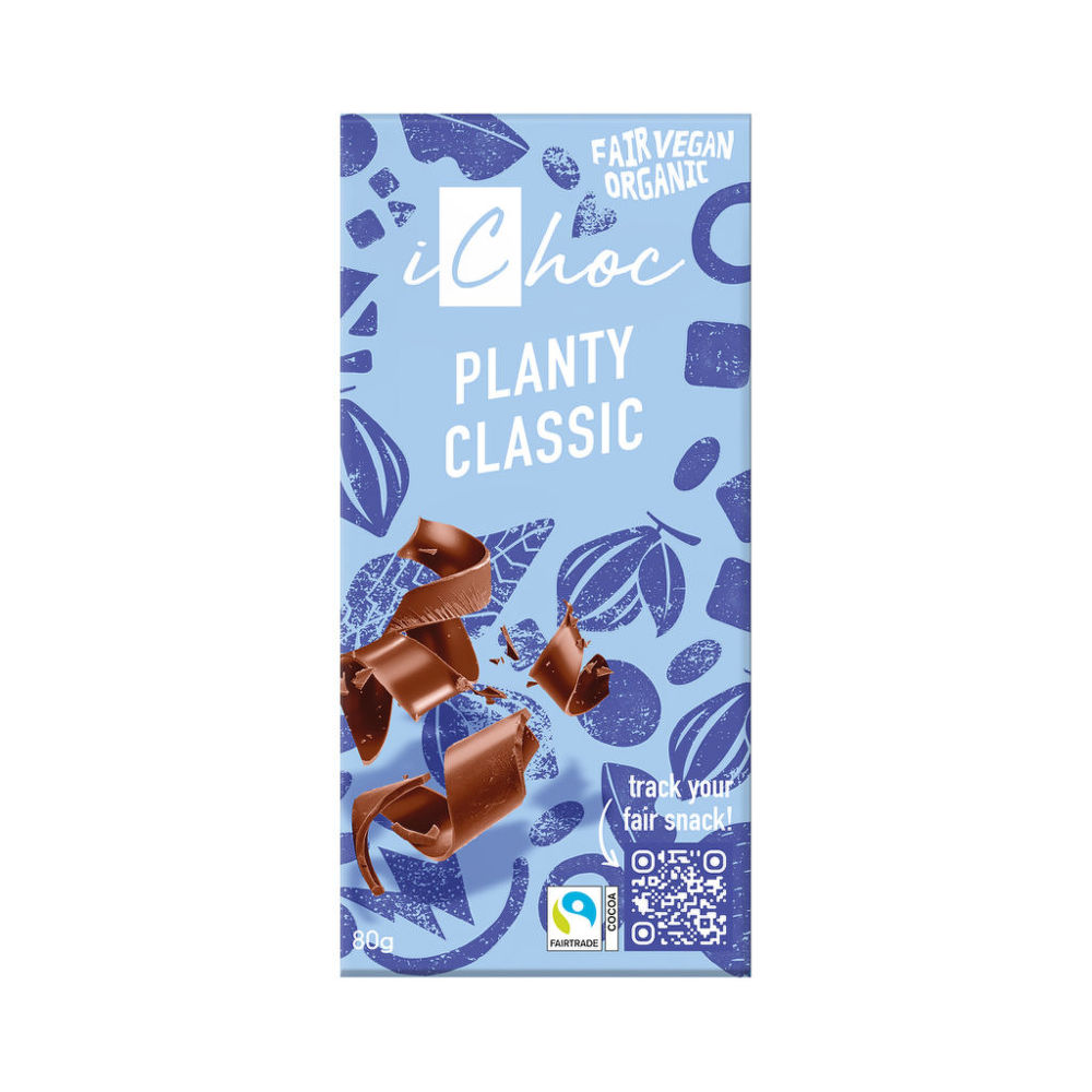 Čokoláda classic iChoc vegan 80 g BIO   VIVANI Vivani