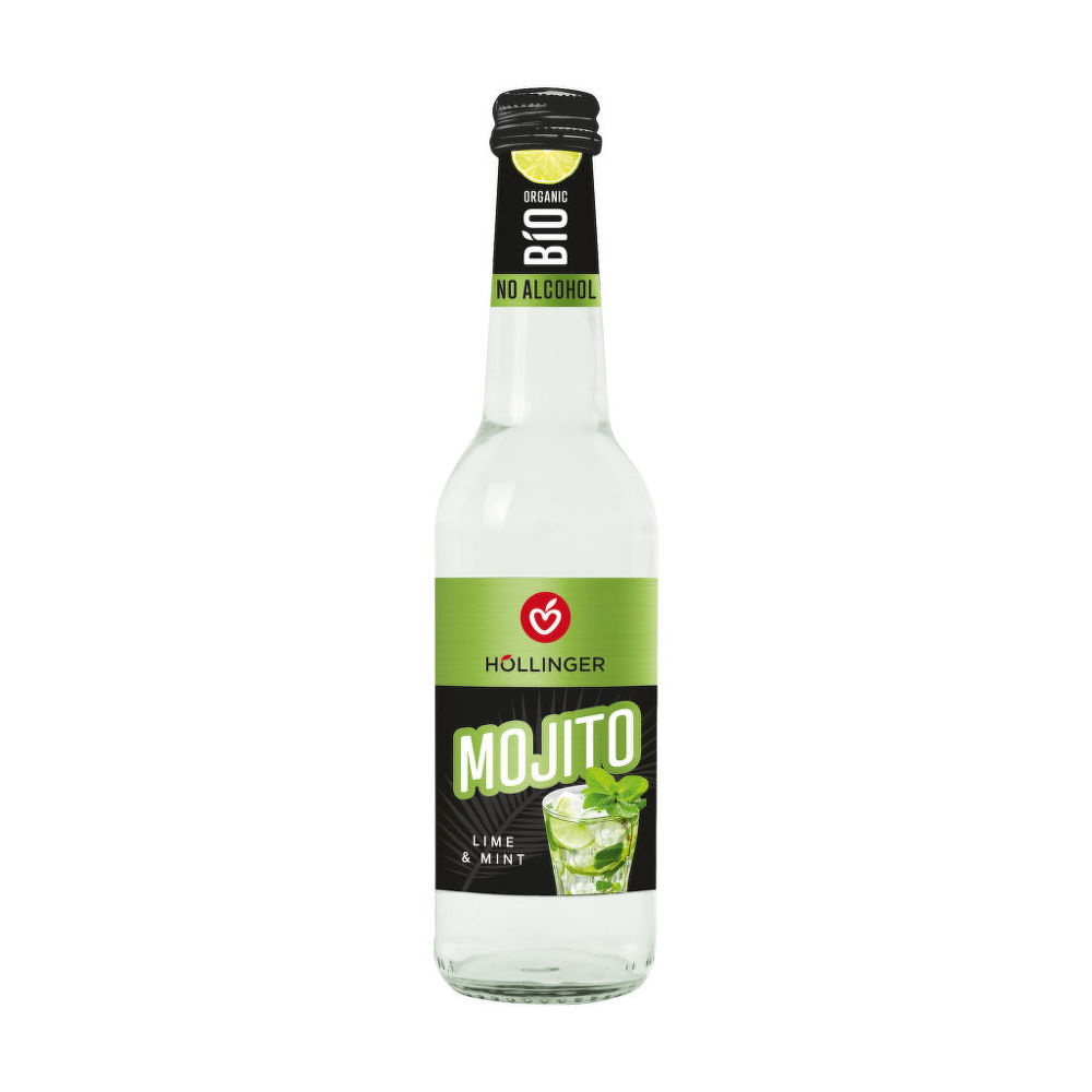 Drink nealkoholický Mojito Lime & Mint 330 ml BIO   HOLLINGER Hollinger