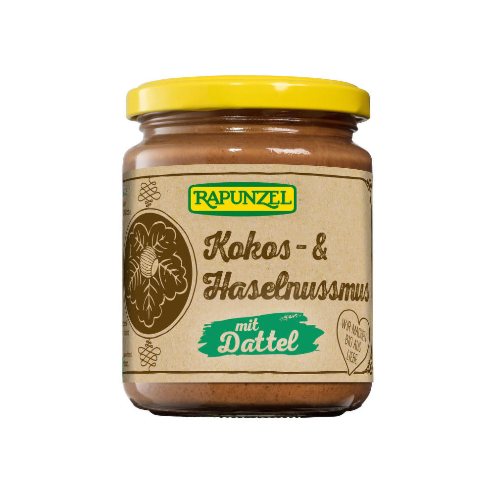 Pomazánka kokosovo oříšková s datlemi 250 g BIO   RAPUNZEL Rapunzel