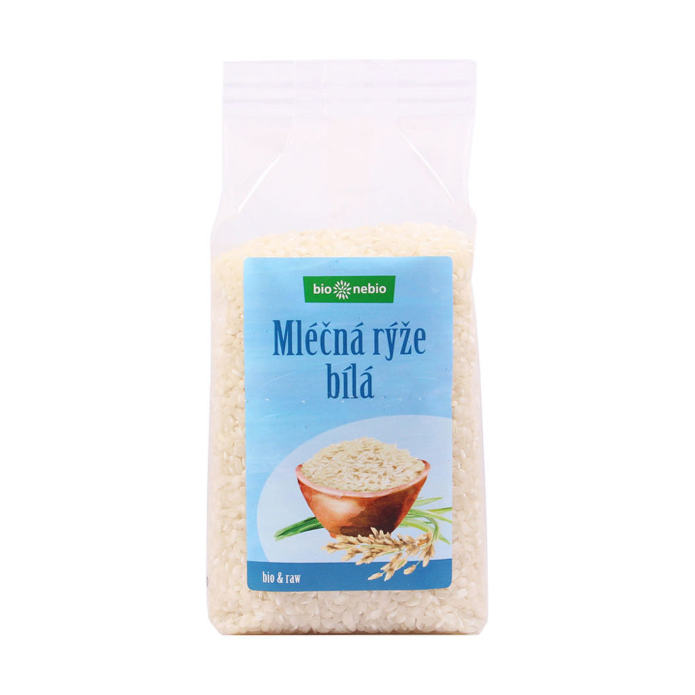 Rýže mléčná bílá 500 g BIO   BIO NEBIO Bio nebio
