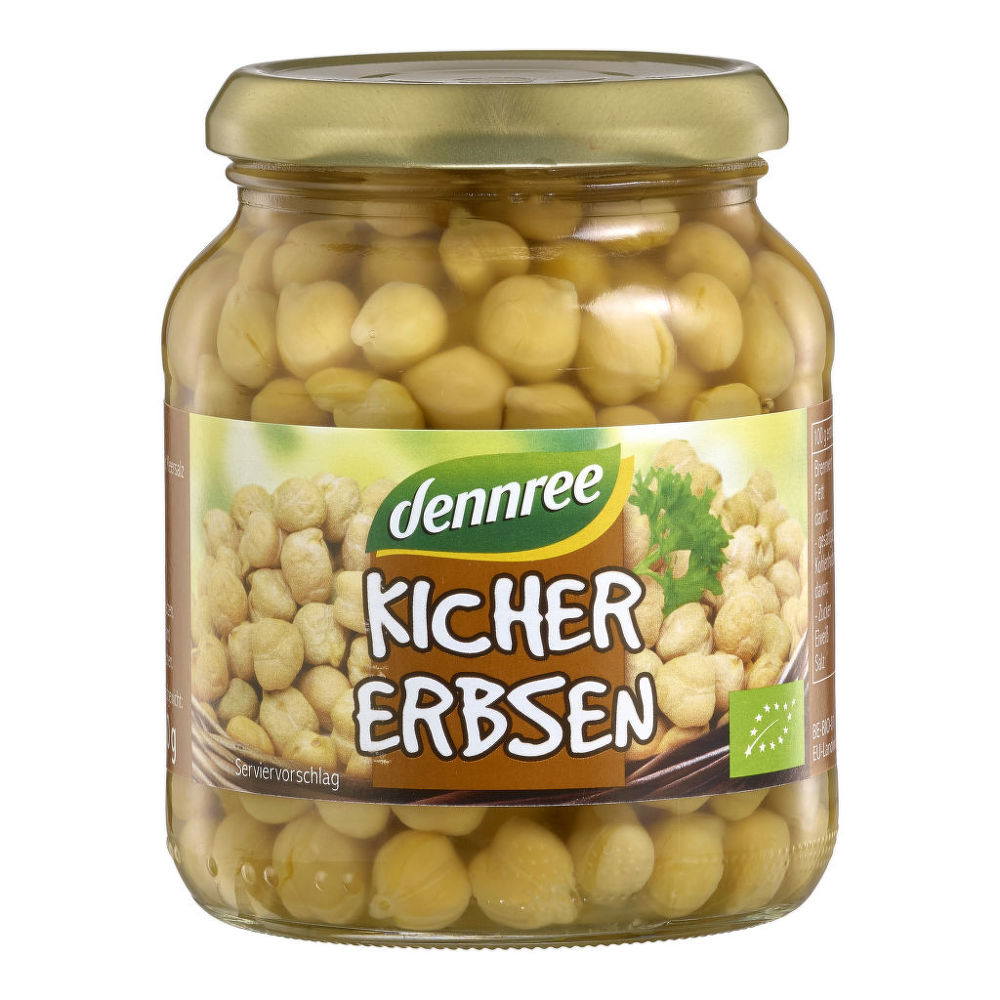 Cizrna ve slaném nálevu 350 g BIO   DENNREE Dennree