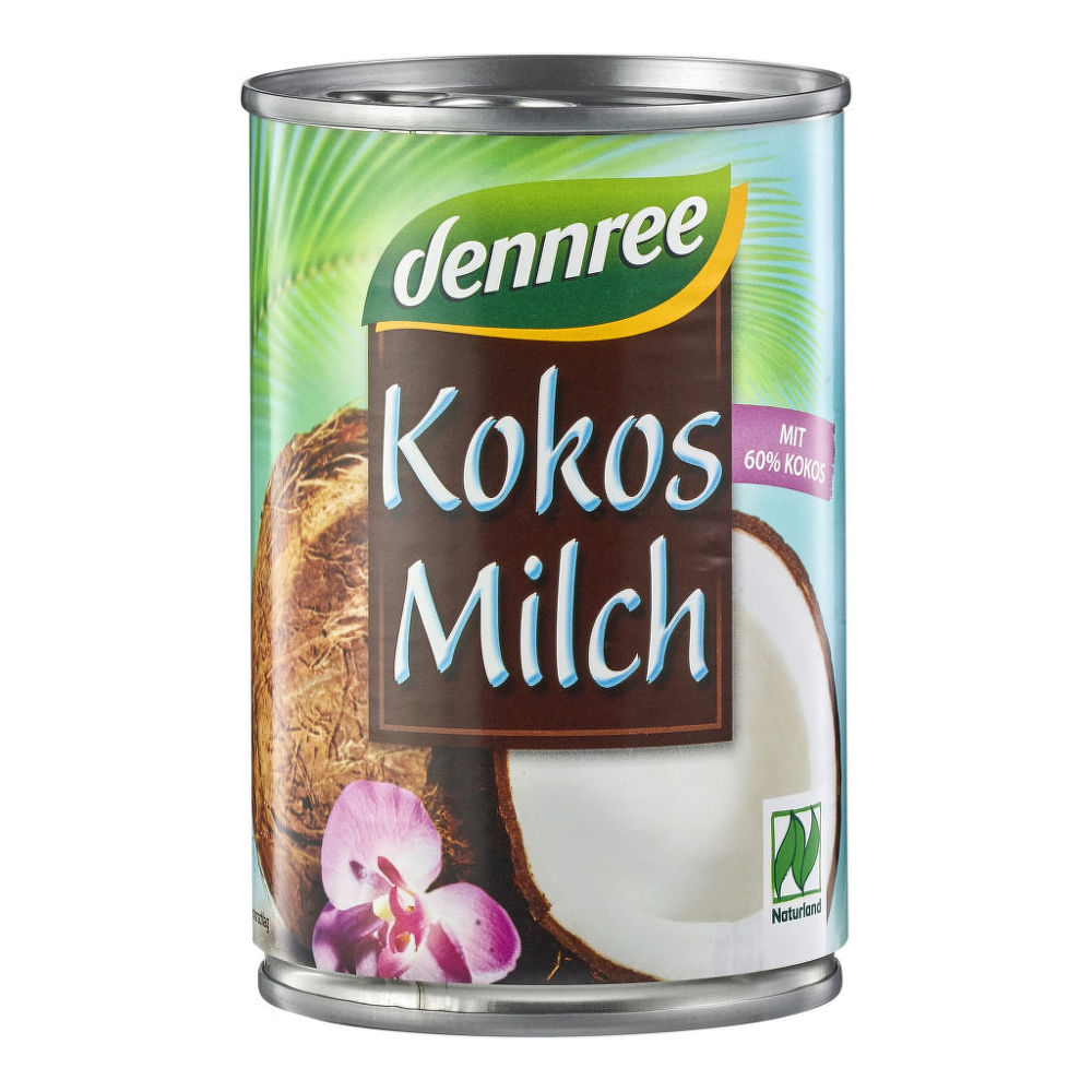 Krém kokosový 22 % tuku 400 ml BIO   DENNREE Dennree
