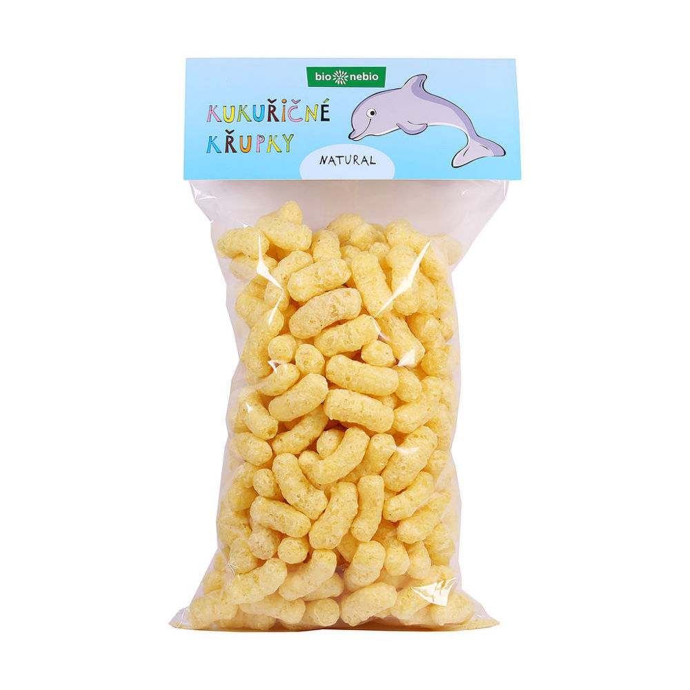 Křupky kukuřičné natural 100 g BIO   BIO NEBIO Bio nebio
