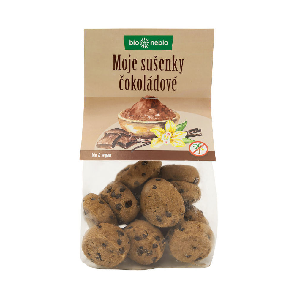 MOJE SUŠENKY čokoládové 130 g BIO   BIO NEBIO Bio nebio