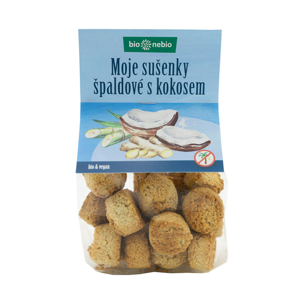 MOJE SUŠENKY kokosové 130 g BIO   BIO NEBIO Bio nebio