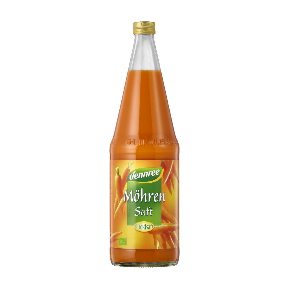 Šťáva mrkvová láhev 1000 ml BIO   DENNREE Dennree
