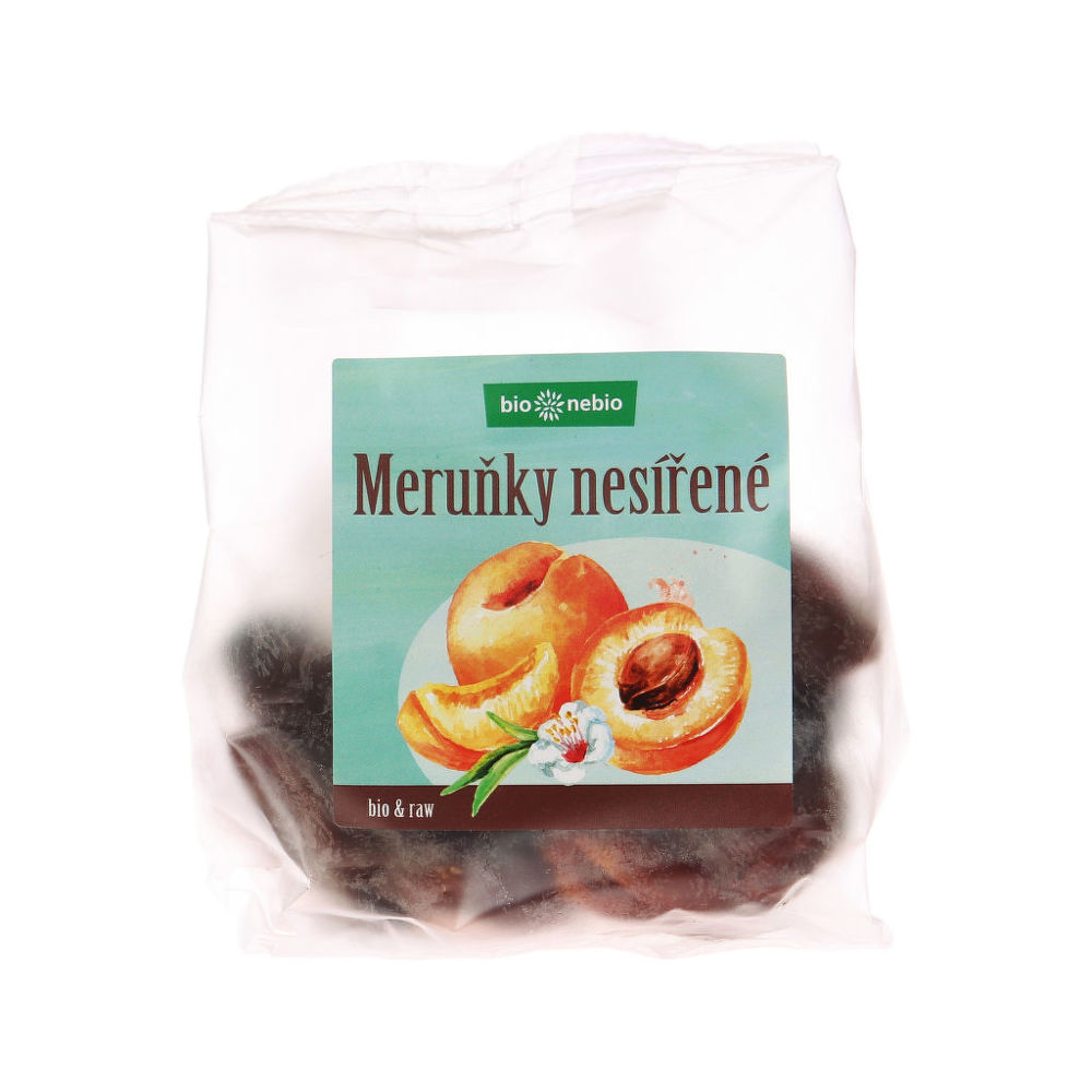 Meruňky sušené nesířené 300 g BIO   BIO NEBIO Bio nebio