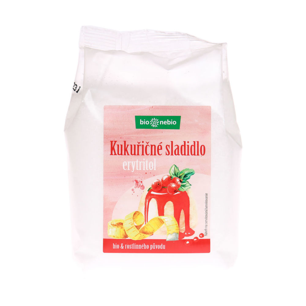 Sladidlo kukuřičné erytritol 500 g BIO   BIO NEBIO Bio nebio