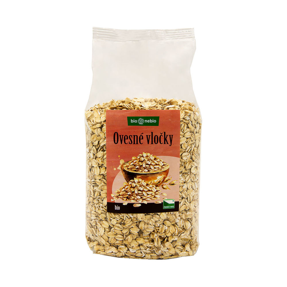 Vločky ovesné české 500 g BIO   BIO NEBIO Bio nebio