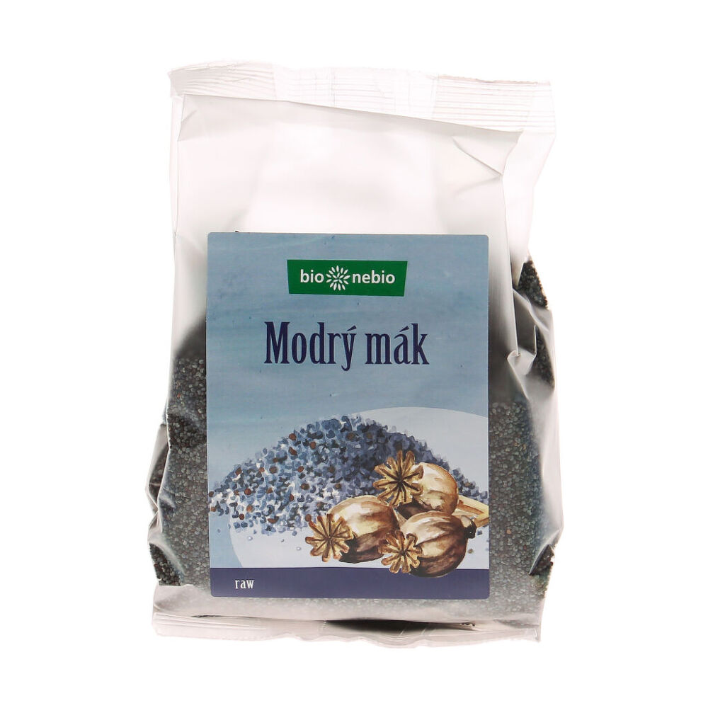 Mák modrý český 200 g   BIO NEBIO Bio nebio