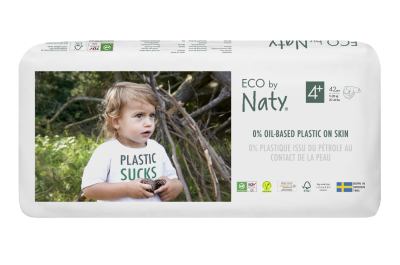 Naty Ekoplenky Maxi+ 4+ (9 - 20 kg) (42 ks) - z 55-60 % rozložitelné z Econea.cz