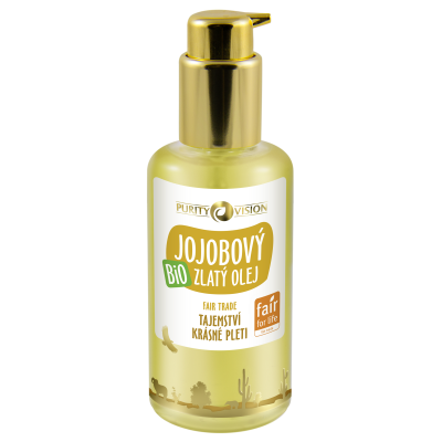 Purity Vision Zlatý jojobový olej BIO (100 ml) - fair trade olej nejvyšší kvality z Econea.cz