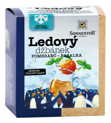 Sonnentor Ledový džbánek BIO - pomeranč a bazalka - sáčky (16 x 2,5 g) z Econea.cz