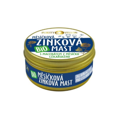 Purity Vision Zinková mast s měsíčkem BIO (70 ml) - skvělá na opruzeniny a ekzémy z Econea.cz