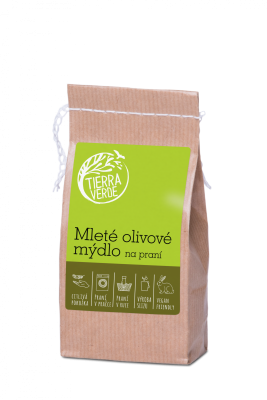 Tierra Verde Mleté olivové mýdlo na praní (200 g) - II.jakost - i pro nejjemnější prádlo z Econea.cz
