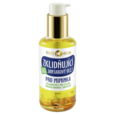Purity Vision Zklidňující jantarový olej pro miminka BIO (95 ml) - pro citlivou pokožku dětí i dospělých z Econea.cz