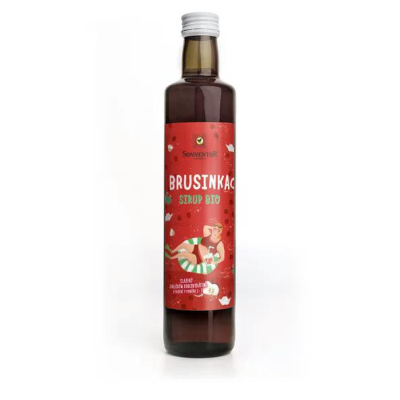 Sonnentor Sirup BIO - brusinka (500 ml) - bez přidaného cukru z Econea.cz
