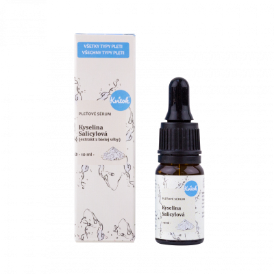 Kvitok Pleťové sérum - Kyselina salicylová - 10 ml - pomůže problematické pleti z Econea.cz