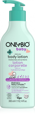 OnlyBio Jemné tělové mléko pro děti (300 ml) - pro novorozeňátka i větší děti z Econea.cz