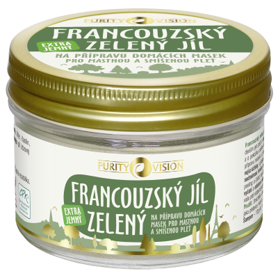 Purity Vision Francouzský zelený jíl (150 g) - ideální pro mastnou a smíšenou pleť z Econea.cz