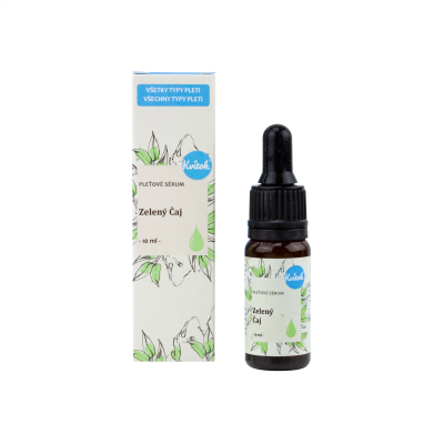 Kvitok Pleťové sérum - Zelený čaj (10 ml) - antioxidační a protizánětlivé účinky z Econea.cz