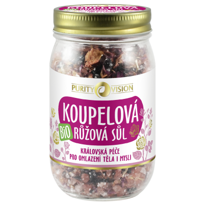 Purity Vision Růžová koupelová sůl (400 g) - omlazení těla i mysli z Econea.cz