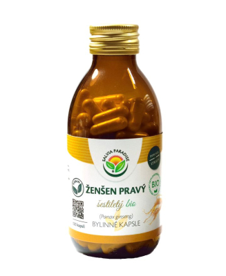 Salvia Paradise Ženšen pravý 6letý BIO (120 kapslí) - podpoří výkon a vytrvalost z Econea.cz