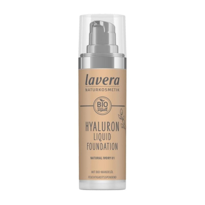 Lavera Lehký tekutý make-up s kyselinou hyaluronovou (30 ml) - 01 Natural Ivory z Econea.cz