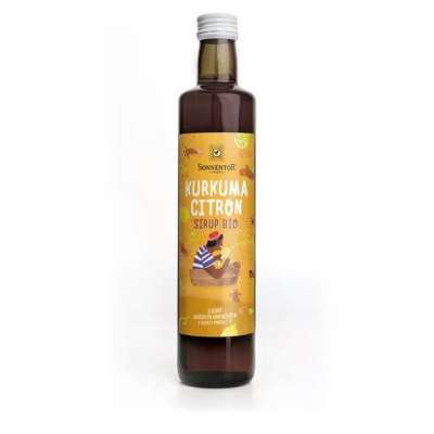 Sonnentor Sirup BIO - kurkuma a citron (500 ml) - bez přidaného cukru z Econea.cz
