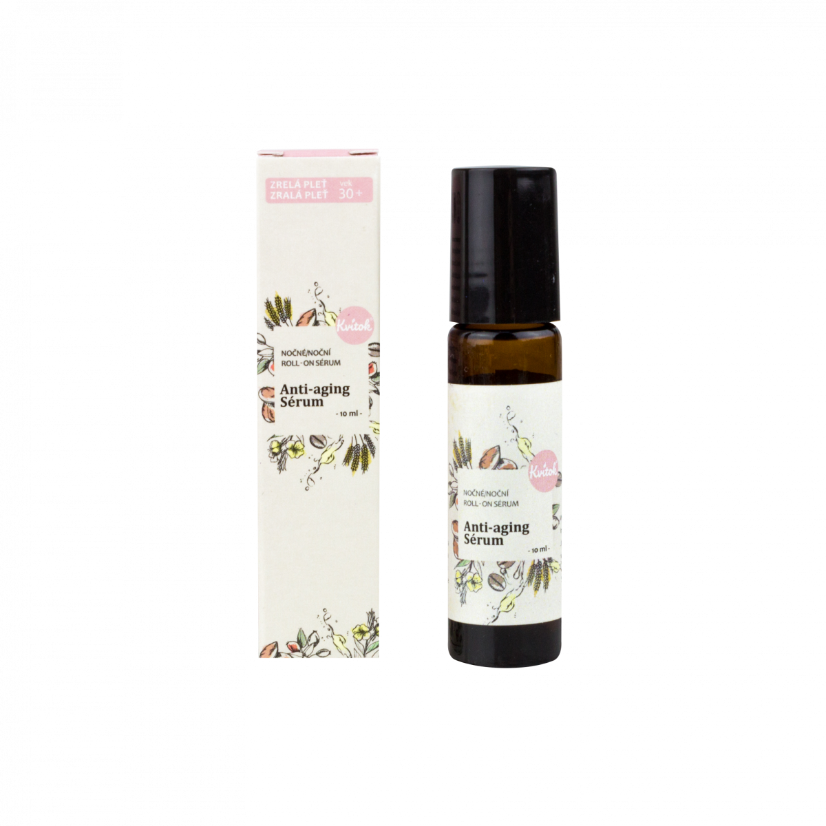 Kvitok Noční roll-on sérum pro zralou pleť 30+ (10 ml) z Econea.cz