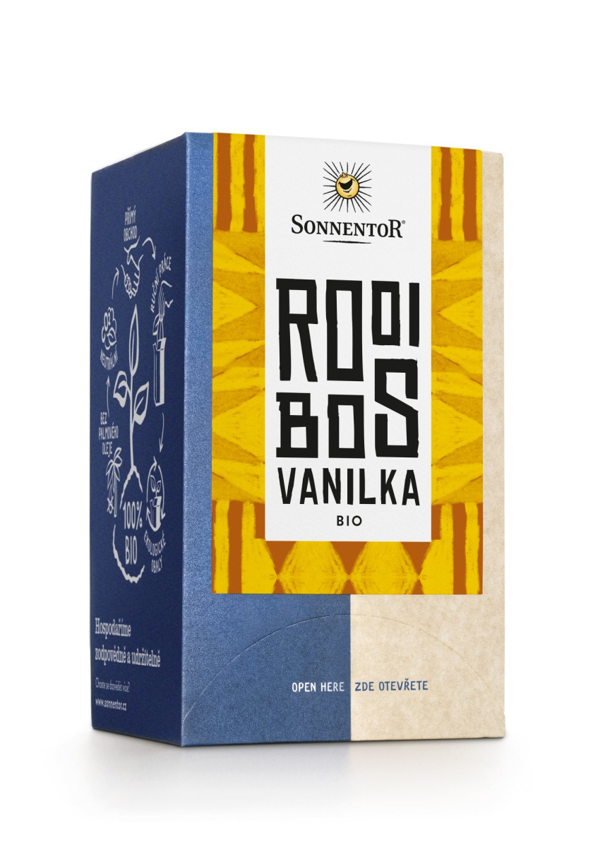 Sonnentor Rooibos vanilka BIO - nálevové sáčky (18 x 1,2 g) z Econea.cz