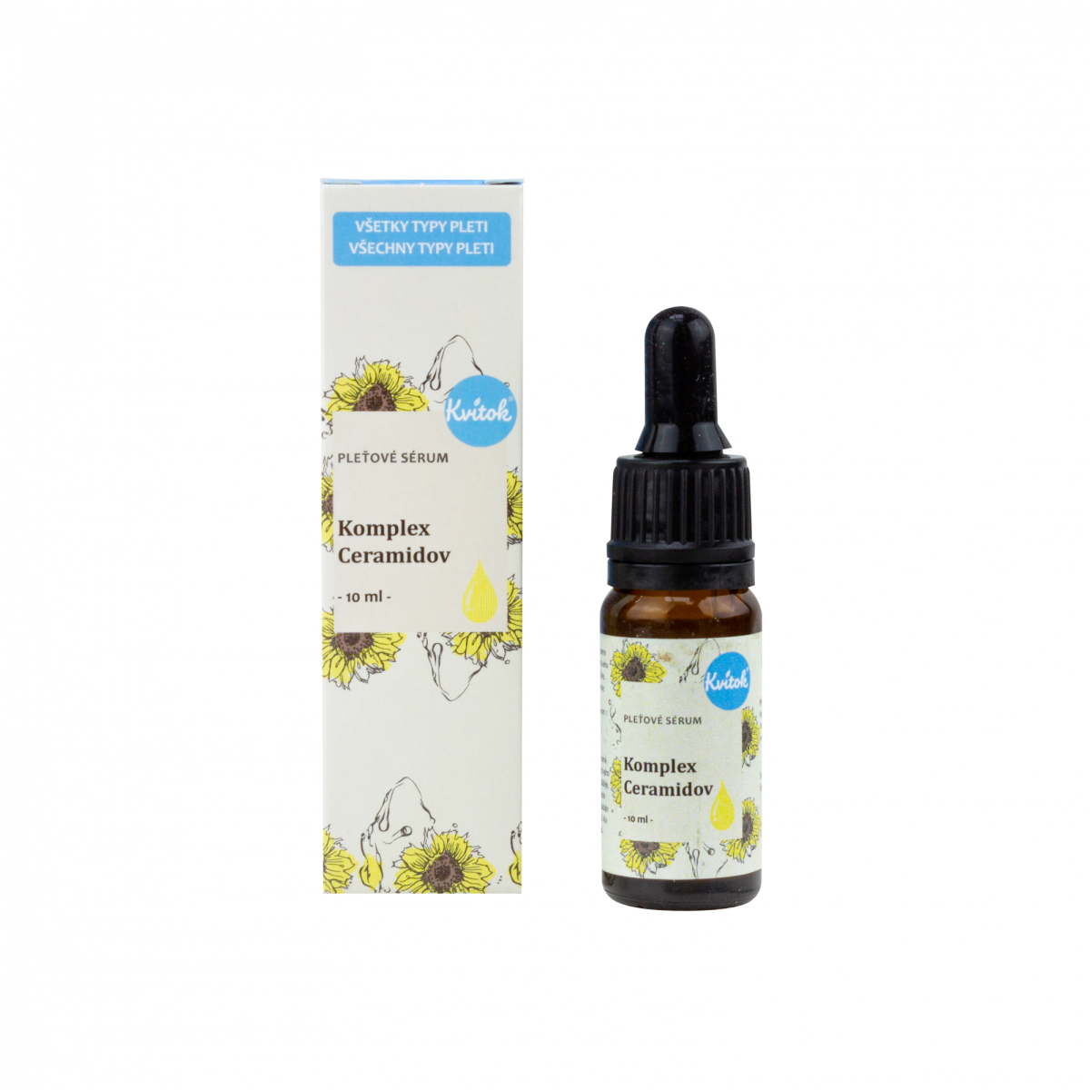 Kvitok Pleťové sérum - Komplex ceramidů - 10 ml - obnovuje ochranný film pleti z Econea.cz