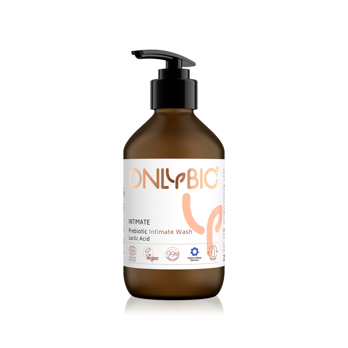 OnlyBio Prebiotický gel pro intimní hygienu (250 ml) - ve skleněné lahvi z Econea.cz