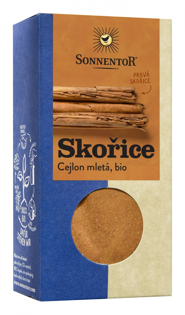 Sonnentor Skořice Cejlon BIO - mletá (40 g) z Econea.cz