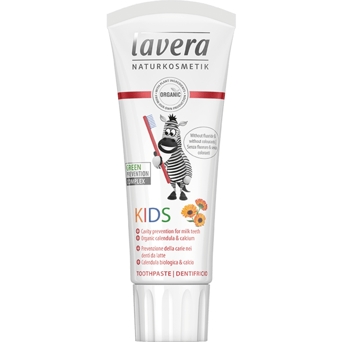 Lavera Dětská zubní pasta BIO (75 ml) - s příjemnou ovocnou chutí z Econea.cz