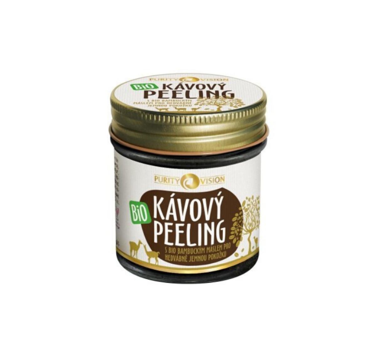Purity Vision Kávový peeling BIO - 110 g - pro hedvábně jemnou pokožku z Econea.cz