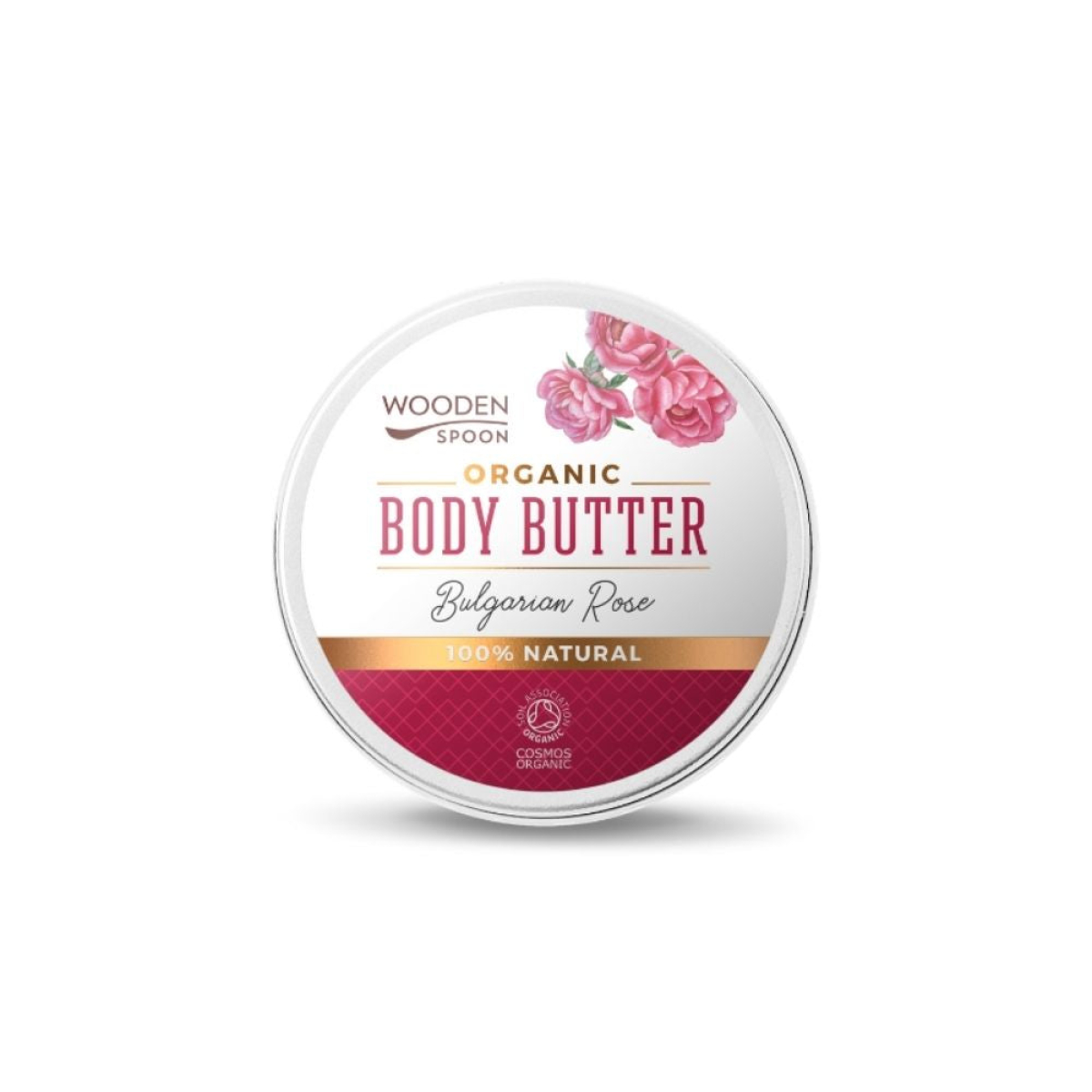 Wooden Spoon Tělové máslo Bulharská růže BIO - 15 ml z Econea.cz