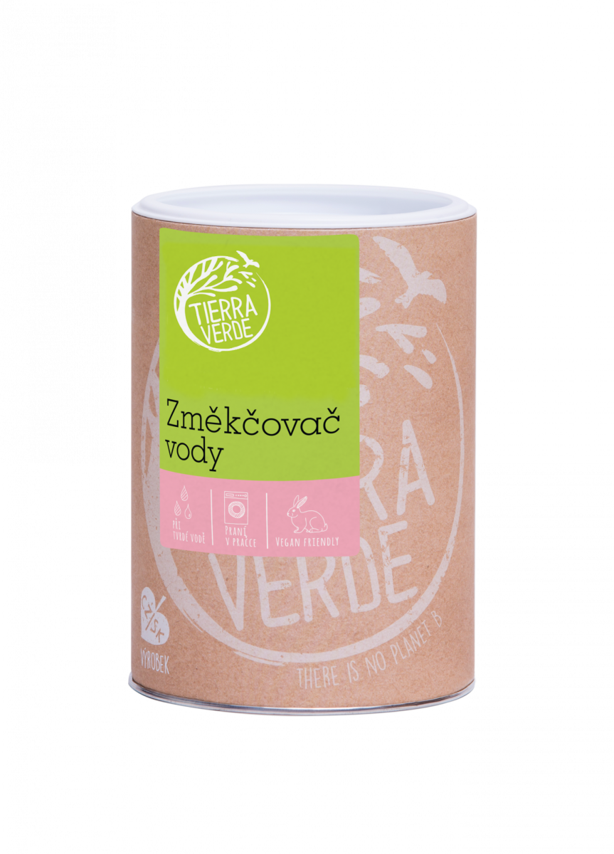 Tierra Verde Změkčovač vody - Dóza 850 g - pro účinné praní v tvrdé vodě z Econea.cz