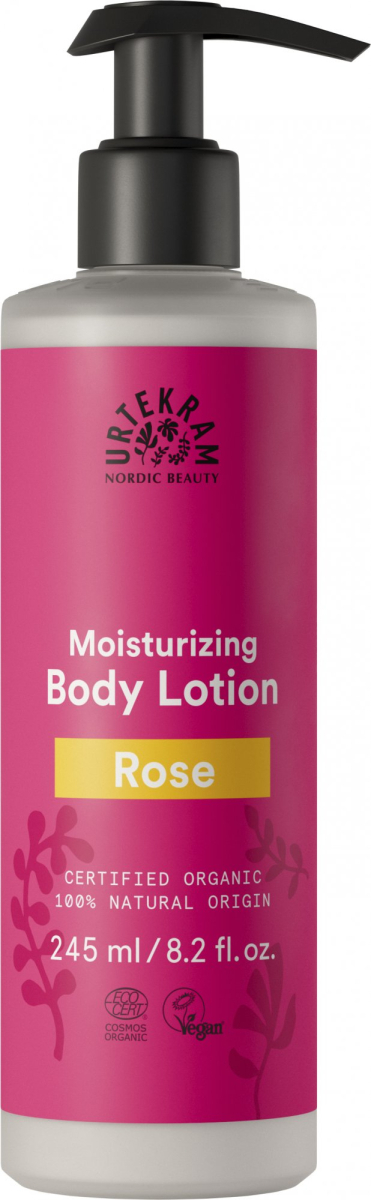Urtekram Rozmazlující růžové tělové mléko BIO (245 ml) z Econea.cz