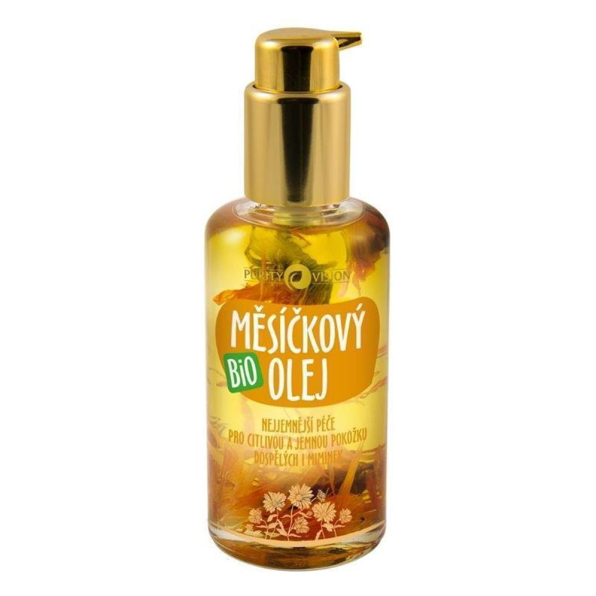Purity Vision Měsíčkový olej BIO (100 ml) - i pro citlivou pokožku miminek z Econea.cz