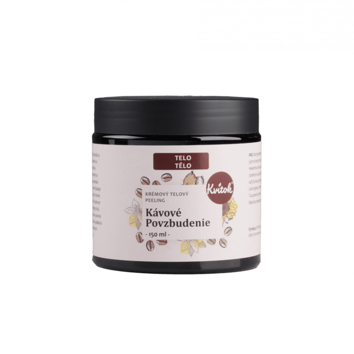Kvitok Tělový peeling - Kávové povzbuzení (150 ml) z Econea.cz
