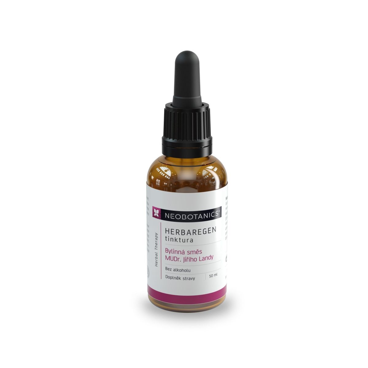 Neobotanics Herbaregen - tinktura bez alkoholu (50 ml) - při respir. obtížích a po nich z Econea.cz