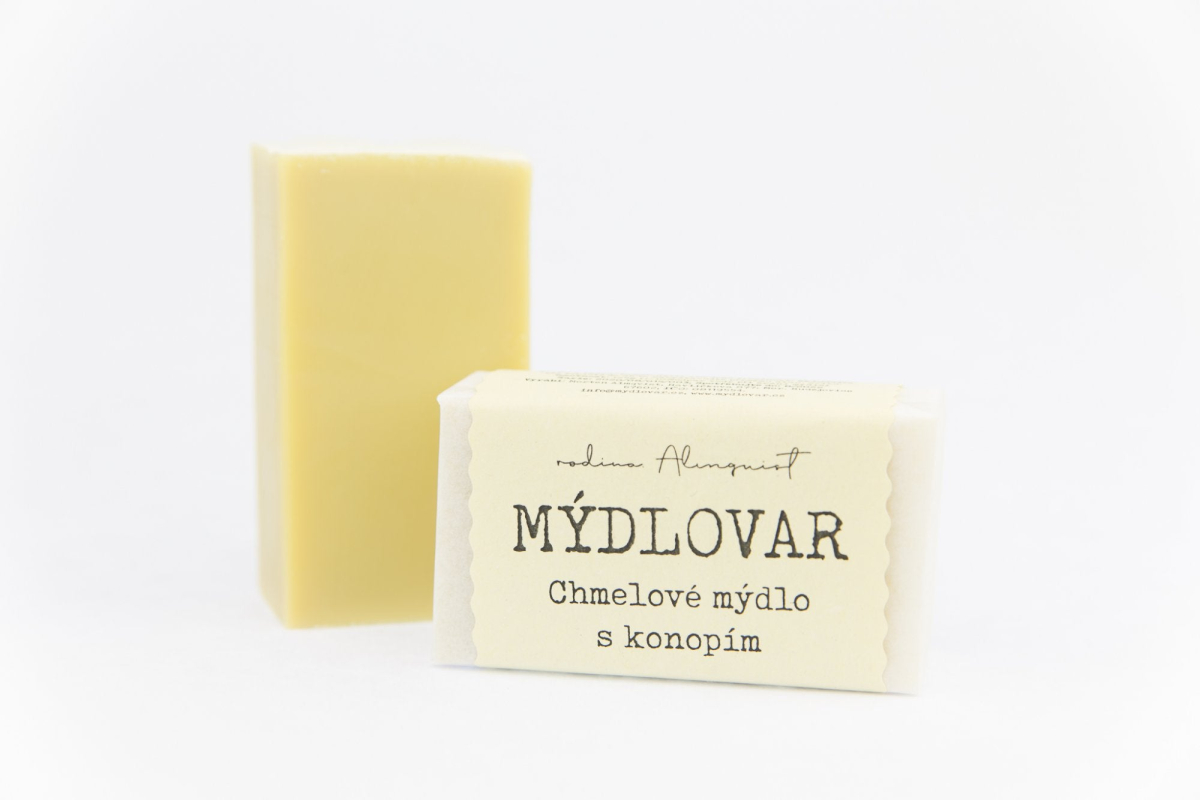 Mýdlovar Chmelové mýdlo s konopím - 120 g - i pro citlivou a problematickou pokožku z Econea.cz