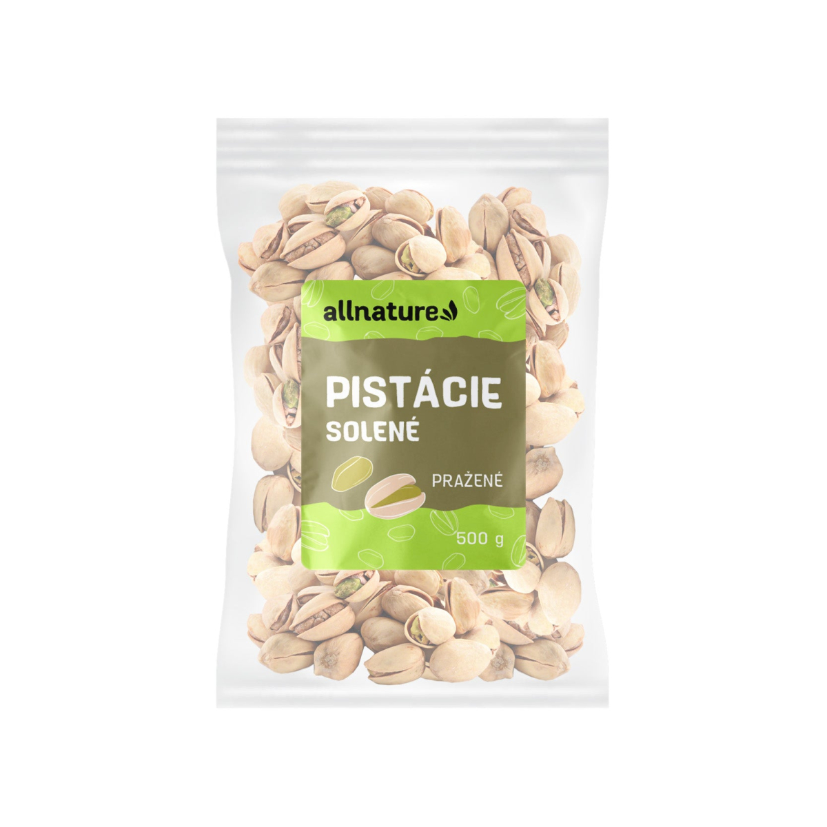 Allnature Pistácie pražené solené (500 g) - ideální svačinka při sportu z Econea.cz