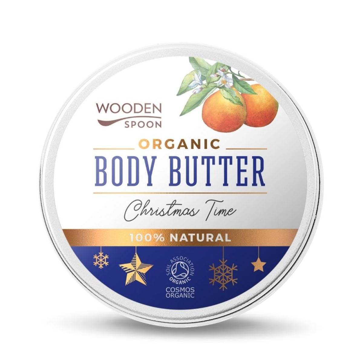 Wooden Spoon Tělové máslo Vánoční čas BIO - 100 ml z Econea.cz