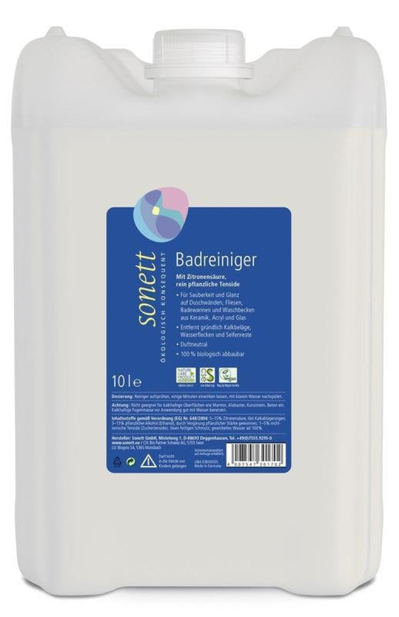 Sonett Čistič na koupelny - 10 l - s kyselinou citronovou z Econea.cz